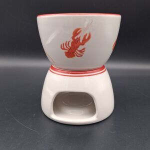 Crate & Barrel Bar Harbor Lobster Butter Sauce & Stand